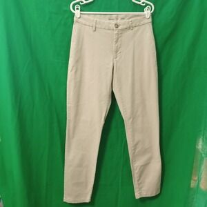 Old Navy Mens Athletic Built-In Flex Chino Pants 30x32 Beige Stones Throw 408050